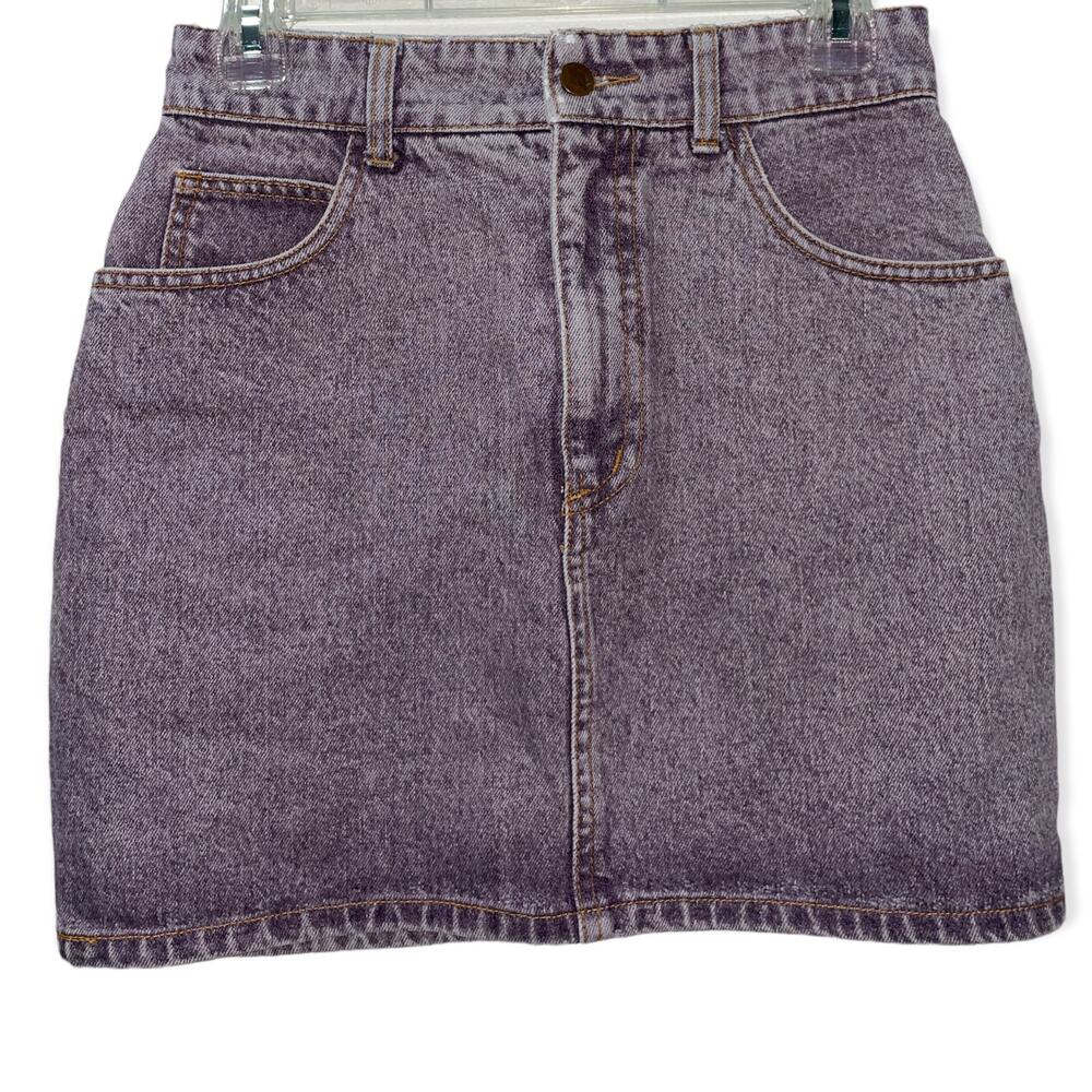 BONGO Purple Denim Skirt Size 9